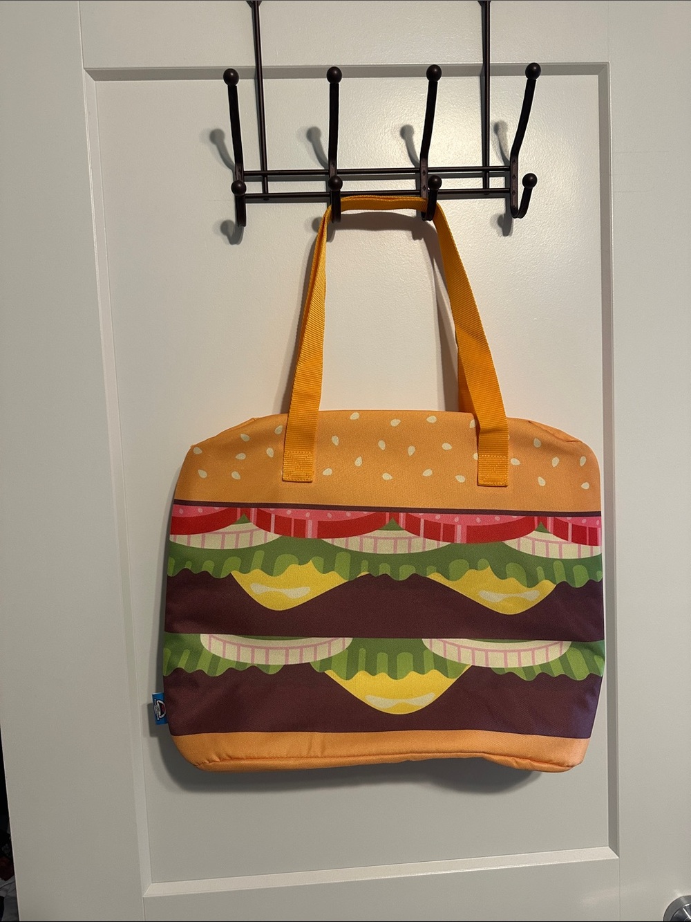 Bigmouth inc brand hamburger cheeseburger cooler bag